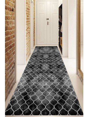 Napoli Home Dijital Baskılı Kaymaz Taban Yıkanabilir Modern Yolluk ve Koridor Halısı NDU-HS-366