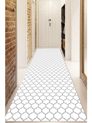 Napoli Home Dijital Baskılı Kaymaz Taban Yıkanabilir Modern Yolluk ve Koridor Halısı NDU-HT-556