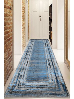 Napoli Home Dijital Baskılı Kaymaz Taban Yıkanabilir Modern Yolluk ve Koridor Halısı NDU-HY-1296
