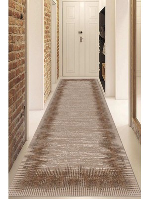 Napoli Home Dijital Baskılı Kaymaz Taban Yıkanabilir Modern Yolluk ve Koridor Halısı NDU-HY-1322