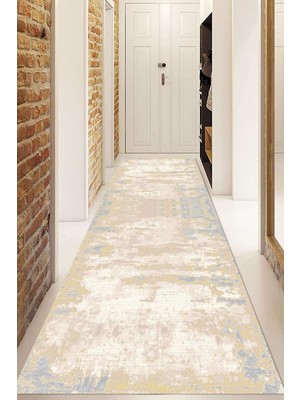 Napoli Home Dijital Baskılı Kaymaz Taban Yıkanabilir Modern Yolluk ve Koridor Halısı Ndu-Ht-95