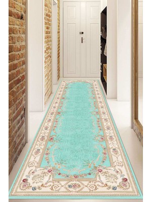 Dijital Baskılı Kaymaz Taban Yıkanabilir Modern Yolluk ve Koridor Halısı Ndu-Hk-9