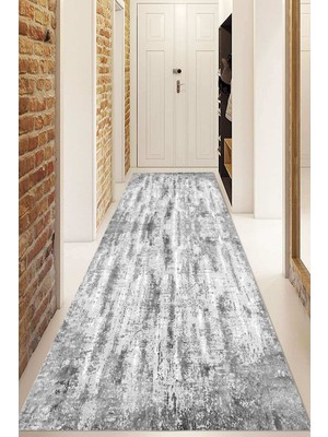 Dijital Baskılı Kaymaz Taban Yıkanabilir Modern Yolluk ve Koridor Halısı NDU-HT-468