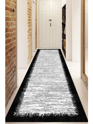 Dijital Baskılı Kaymaz Taban Yıkanabilir Modern Yolluk ve Koridor Halısı NDU-HT-511