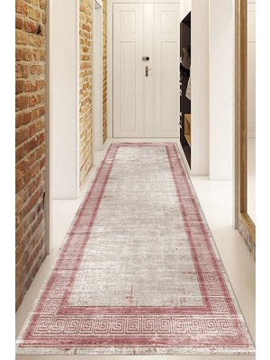 Napoli Home Dijital Baskılı Kaymaz Taban Yıkanabilir Modern Yolluk ve Koridor Halısı NDU-HT-668