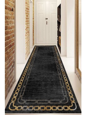 Napoli Home Dijital Baskılı Kaymaz Taban Yıkanabilir Modern Yolluk ve Koridor Halısı NDU-HT-901