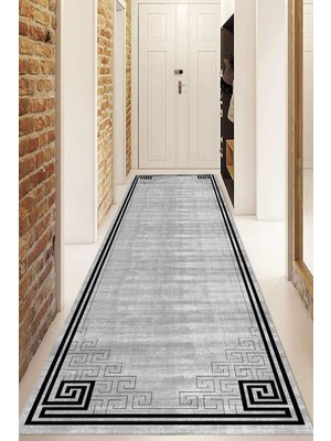 Napoli Home Dijital Baskılı Kaymaz Taban Yıkanabilir Modern Yolluk ve Koridor Halısı NDU-HT-1381