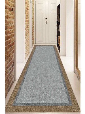 Napoli Home Dijital Baskılı Kaymaz Taban Yıkanabilir Modern Yolluk ve Koridor Halısı NDU-HT-230
