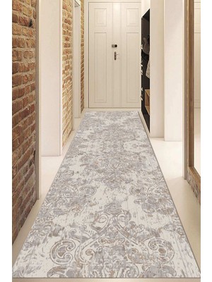 Dijital Baskılı Kaymaz Taban Yıkanabilir Modern Yolluk ve Koridor Halısı NDU-HS-463