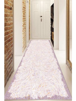 Napoli Home Dijital Baskılı Kaymaz Taban Yıkanabilir Modern Yolluk ve Koridor Halısı NDU-HT-141