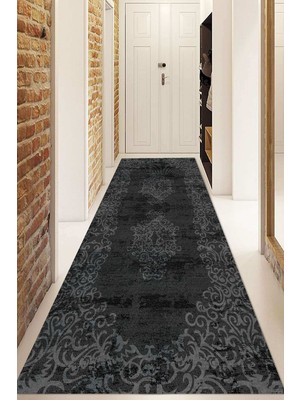 Dijital Baskılı Kaymaz Taban Yıkanabilir Modern Yolluk ve Koridor Halısı NDU-HY-1334