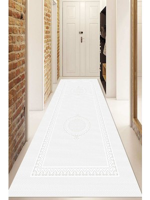 Napoli Home Dijital Baskılı Kaymaz Taban Yıkanabilir Modern Yolluk ve Koridor Halısı NDU-HS-564