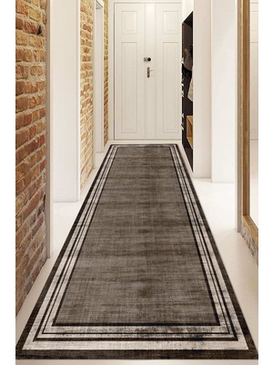Napoli Home Dijital Baskılı Kaymaz Taban Yıkanabilir Modern Yolluk ve Koridor Halısı NDU-HY-1244