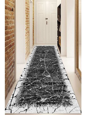 Napoli Home Dijital Baskılı Kaymaz Taban Yıkanabilir Modern Yolluk ve Koridor Halısı NDU-HY-1256