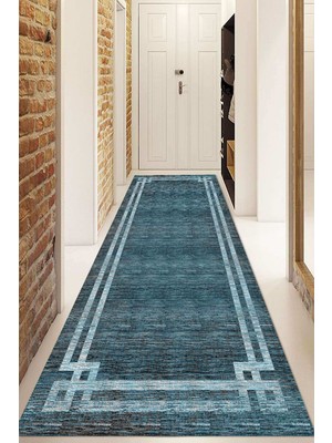 Dijital Baskılı Kaymaz Taban Yıkanabilir Modern Yolluk ve Koridor Halısı NDU-HY-1311