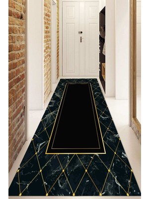 Napoli Home Dijital Baskılı Kaymaz Taban Yıkanabilir Modern Yolluk ve Koridor Halısı NDU-HS-286