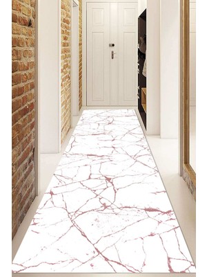 Napoli Home Dijital Baskılı Kaymaz Taban Yıkanabilir Modern Yolluk ve Koridor Halısı NDU-HT-423