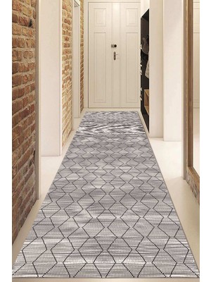 Napoli Home Dijital Baskılı Kaymaz Taban Yıkanabilir Modern Yolluk ve Koridor Halısı NDU-HY-1050