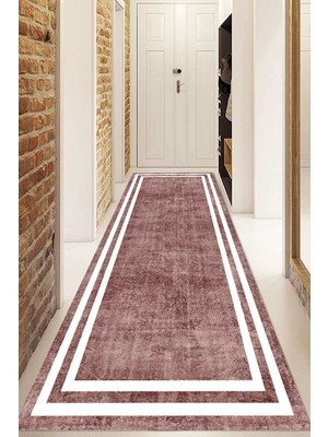 Napoli Home Dijital Baskılı Kaymaz Taban Yıkanabilir Modern Yolluk ve Koridor Halısı NDU-HT-577