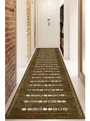 Napoli Home Dijital Baskılı Kaymaz Taban Yıkanabilir Modern Yolluk ve Koridor Halısı NDU-SD-1012