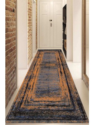 Dijital Baskılı Kaymaz Taban Yıkanabilir Modern Yolluk ve Koridor Halısı NDU-HT-968