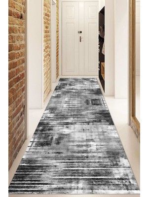 Napoli Home Dijital Baskılı Kaymaz Taban Yıkanabilir Modern Yolluk ve Koridor Halısı NDU-HY-969