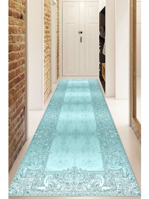 Napoli Home Dijital Baskılı Kaymaz Taban Yıkanabilir Modern Yolluk ve Koridor Halısı NDU-HT-351