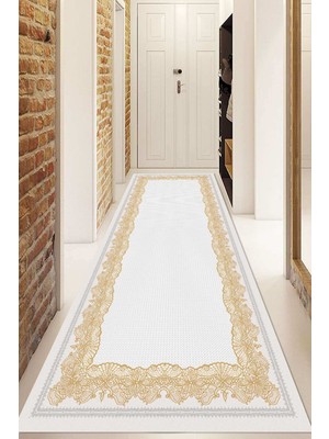 Napoli Home Dijital Baskılı Kaymaz Taban Yıkanabilir Modern Yolluk ve Koridor Halısı NDU-HY-897