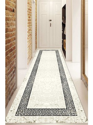 Napoli Home Dijital Baskılı Kaymaz Taban Yıkanabilir Modern Yolluk ve Koridor Halısı NDU-SD-1080