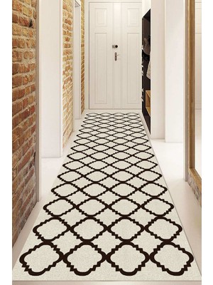 Napoli Home Dijital Baskılı Kaymaz Taban Yıkanabilir Modern Yolluk ve Koridor Halısı NDU-SD-511