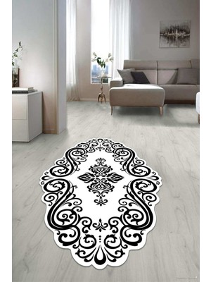 Napoli Home Dijital Baskılı Kaymaz Taban Yıkanabilir Lazer Kesim Salon Halısı Yolluk NLZR-HT-889