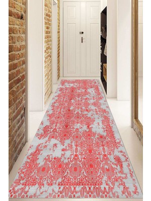 Napoli Home Dijital Baskılı Kaymaz Taban Yıkanabilir Modern Yolluk ve Koridor Halısı NDU-SD-386
