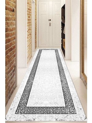 Napoli Home Dijital Baskılı Kaymaz Taban Yıkanabilir Modern Yolluk ve Koridor Halısı NDU-SD-1078