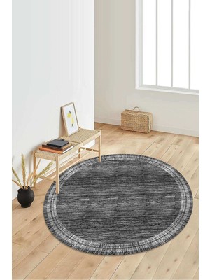 Dijital Baskılı Kaymaz Taban Yıkanabilir Yuvarlak Salon Halısı Koridor Halısı Paspas NDY-HY-1250