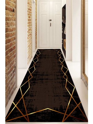 Napoli Home Dijital Baskılı Kaymaz Taban Yıkanabilir Modern Yolluk ve Koridor Halısı NDU-SD-693