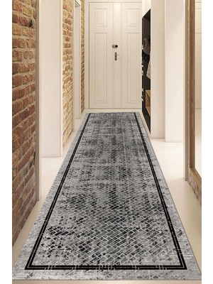 Napoli Home Dijital Baskılı Kaymaz Taban Yıkanabilir Modern Yolluk ve Koridor Halısı NDU-SD-1092
