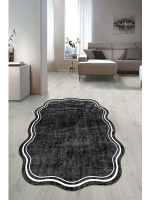 Napoli Home Dijital Baskılı Kaymaz Taban Yıkanabilir Lazer Kesim Salon Halısı Yolluk NLZR-SD-246