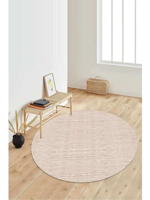 Napoli Home Dijital Baskılı Kaymaz Taban Yıkanabilir Yuvarlak Salon Halısı Koridor Halısı Paspas NDY-SD-376