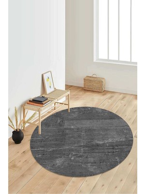 Napoli Home Dijital Baskılı Kaymaz Taban Yıkanabilir Yuvarlak Salon Halısı Koridor Halısı Paspas NDY-HT-225