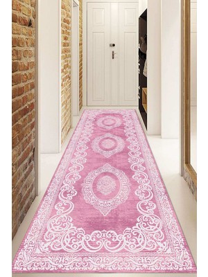 Dijital Baskılı Kaymaz Taban Yıkanabilir Modern Yolluk ve Koridor Halısı NDU-SD-390