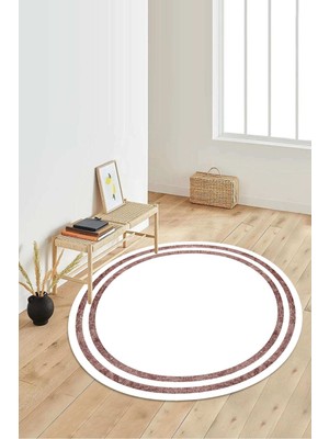 Dijital Baskılı Kaymaz Taban Yıkanabilir Yuvarlak Salon Halısı Koridor Halısı Paspas NDY-SD-303