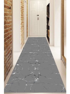 Napoli Home Dijital Baskılı Kaymaz Taban Yıkanabilir Modern Yolluk ve Koridor Halısı NDU-SD-393