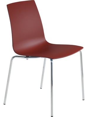 Papatya X-Treme Pro Sandalye Kiremit Kırmızısı Krom Ayaklı