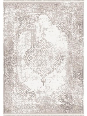 Ipek Halı Gaspara 14506 Krem Modern Salon Halısı