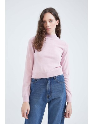 DeFacto Kazak Slim Fit Yarım Balıkçı Yaka R1693AZ22AU