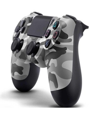 Byoztek Ps4 Dualshock 4 Kablosuz Joystick Wireless Oyun Kolu Gri Kamuflaj (Ps4 / Pc Uyumlu)
