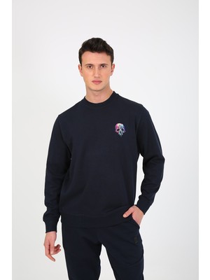 Esqudo Erkek Sweatshirt ESWTP0001 Navy