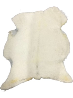 LN Leather Gerçek Koyun Postu Kısa Tüylü - Naturel Kısa Tüylü Beyaz Koyun Postu - Doğal Post Paspas