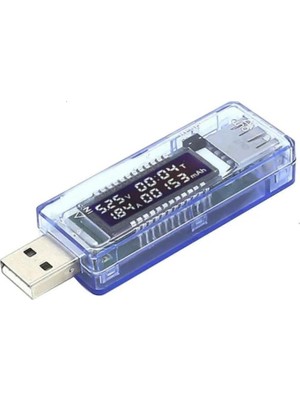 Sanec Keweısı USB Akım ve Voltaj Ölçer V20