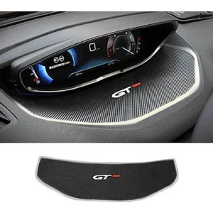 NP Aksesuar Peugeot Gt Logolu Kaymaz Ped Beyaz